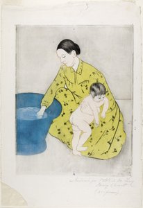 The Bath, 1890-91 av Mary Cassatt