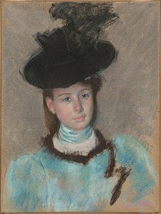 Den svarte hatten av Mary Cassatt