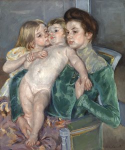 Kjærtegn av Mary Cassatt