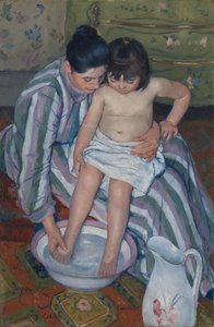 Barnets bad av Mary Cassatt