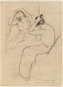 The Coiffure av Mary Cassatt