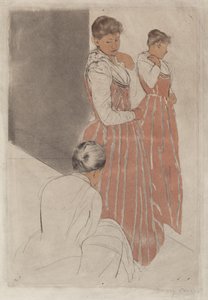 Beslaget, 1890-1891. av Mary Cassatt