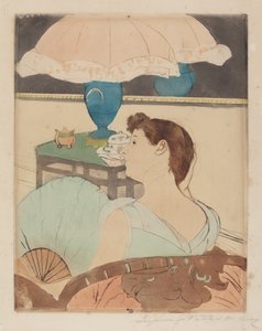 Lampen av Mary Cassatt