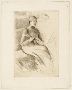 Mandolinspilleren av Mary Cassatt