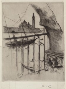 Utsikt over Venezia, 1887. av Mary Cassatt