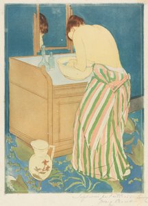 Badende kvinne av Mary Cassatt