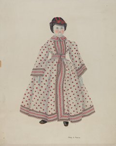 Dukke med China Head av Mary D. Porter