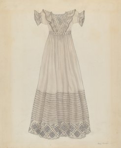 Spedbarnskjole, ca. 1936. av Mary E Humes