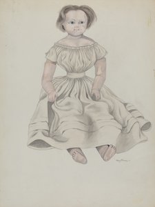 voksdukke, ca. 1936.