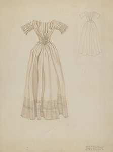 Brudekjole, ca. 1937. av Mary E Humes