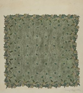 Kveldlommetørkle, 19351942. av Mary Fitzgerald