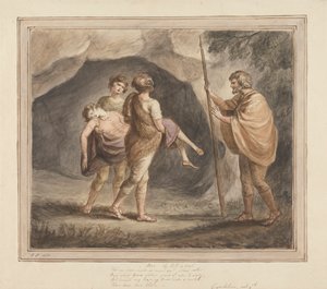 Arviragus, Bearing Imogen as Dead in his Arms, 'Cymbeline', Act IV, Scene II av Mary Hoare