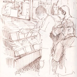 Rough Trade, 2006 (penn og blekk) av Mary Kuper