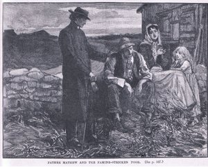 Far Matthew og den hungersnød rammet fattige e.Kr. 1845 av Mary L. Gow