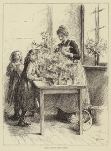 Illustrasjon til The Story of a Nurse, av Honnor Morten av Mary L. Gow