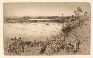 Stille havn/tidevannsdam av Mary Nimmo Moran