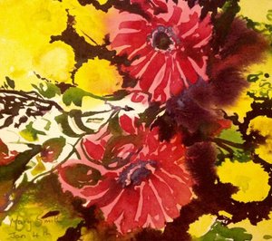 Gerberas av Mary Smith