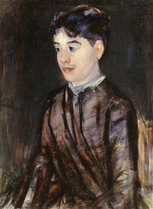 Ung kvinne i svart, av Mary Cassatt
