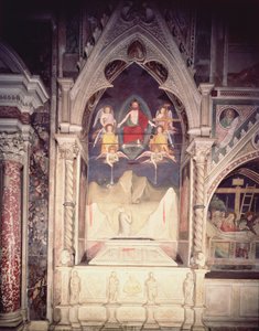 Last Judgment from the Bardi av Vernio Chapel (fersk) av Maso di Banco Giottino