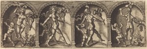 De ulike tegningene og figurene IV av Master AD