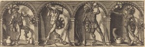 De ulike tegningene og figurene VIII
