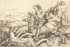 Saint George og dragen av Master AG