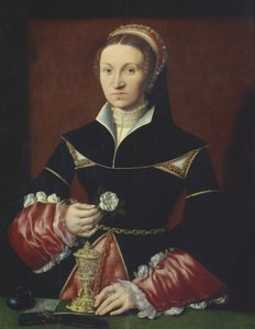 Portrett av en dame, 1536 av Master A.W.