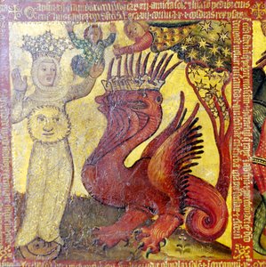 Kvinnen kledd med solen, 1300-1400-tallet