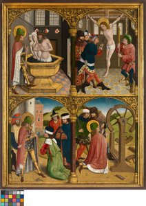 The Legend of St. George, ca. 1500-10 (olje på panel) av Master Bruges