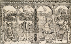 Historien til kurfyrst Friedrich I Palatine, c1500-tallet av Master CS