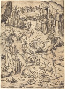 Sankt Sebastians martyrium av Master E.S.