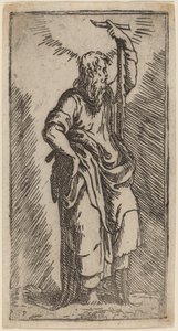 St. Simon av Master F.P. after Parmigianino