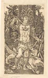 Saint George stående av Master H.L.