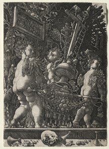Engler som bærer lidenskapens emblemer av Master H. L.