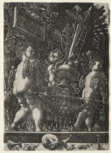 Engler som bærer lidenskapens emblemer, 1533. av Master H. L.