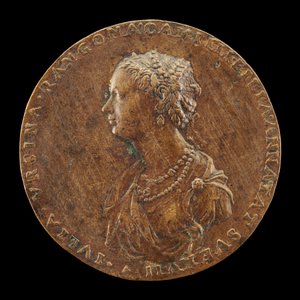 Giulia Orsini, 1537-1598, kone til Baldassarre Rangoni ca. 1554 [forside], 1554. av Master IAC. URB.