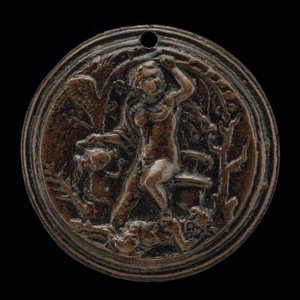 En allegorisk scene, 1500-tallet. av Master I.S.A.