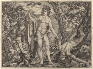 Apollo og Marsyas av Master MF