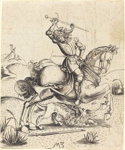 Saint George og dragen av Master MZ