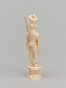 Hvit bonde, sjakkbrikke, India, 1820 ca av Master of Coetivy