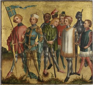 Saint Gereon av Köln med soldater, ca 1460 av Master of Cologne