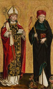 Saint Adalbert og Saint Procopius, ca. 1490-1500. av Master of Eggenburg