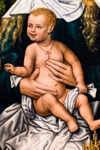 De vise menns tilbedelse, ca. 1510 (Tempera og olje på tre (eik))