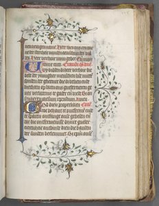 Timebok Bruk av Utrecht: fol. 175r, tekst, ca. 1460-1465.