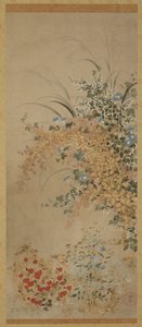 Blomster og gress, Edo-perioden, 1600-1630.