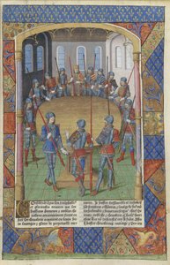 Lancelot of the Lake. Kong Arthur og ridderne av det runde bord, 1494.