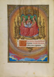 Den hellige treenighet tronet av Master of James IV of Scotland