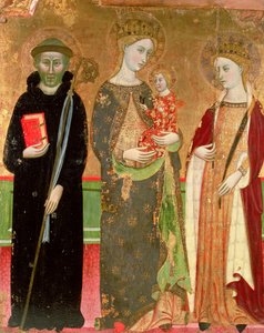 Jomfruen og barnet med St. Olivia og St. Benedikt