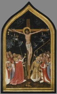 Kristus på det levende kors, 1420-30 av Master of Saint Veronica
