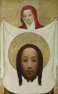 Saint Veronica med Sudarium, ca. 1420 av Master of Saint Veronica